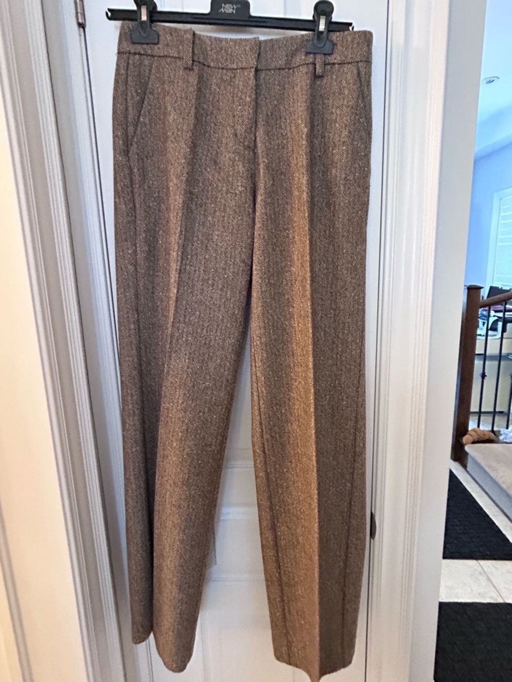 OPPIO VINTAGE MULTI/COLOURED Brown Tweed Dress Pants